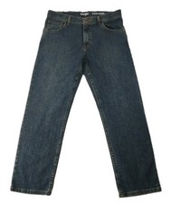 Wrangler Jeans Women's Classic Straight Size- 14 Husky Blue Denim 99 Cotton