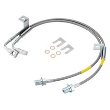 2PCS Front Stainless Steel Brake Lines 89360S 89360S Front Brake Line