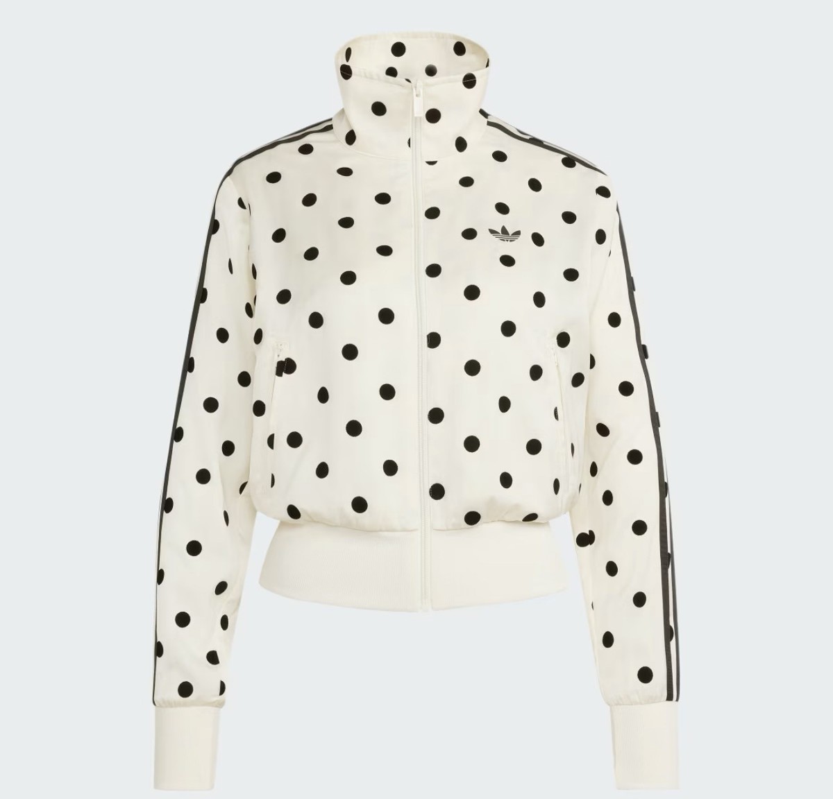 Adidas SATIN POLKA DOTS TT Track Top Jacket xs New Nwt | eBay