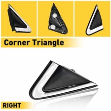 Fits 2013-2019 Nissan Sentra Front Right Fender Trim Mirror Finisher Cover Black