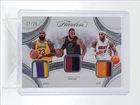 LEBRON JAMES 2024-25 FLAWLESS TRIPLE GAME WORN PATCH LAKERS HEAT /25 Q5692