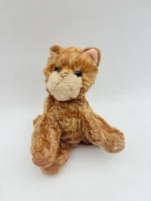 RUSS Whiskers Plush Orange Striped Tabby Kitten Small Cute Lovey Toy Brown Eyes