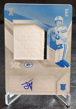 2020 Jordan Love Panini XR Printing Plate RC Patch AUTO Rookie Card Packers 1/1