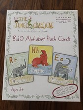 8x10 Alphabet Flash Cards Based On The Jungle...