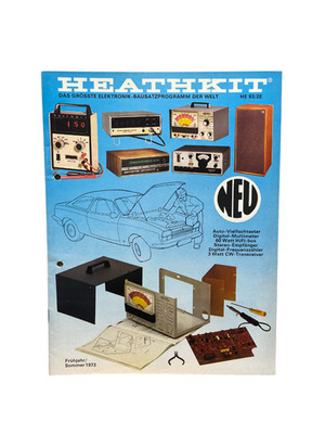 Vintage  HEATHKIT Frühjahr / Sommer 1973 / Programm Katalog 40 Seiten HE93/2E
