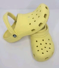 Crocs Clogs Mens Size  Womens 7 Size Men's 9Yellow Slip On Casual