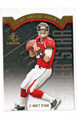 2009 SP Threads Football Super Star Die-Cuts Matt Ryan #AP2 Atlanta Falcons - NM