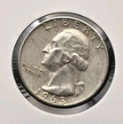 1963-D 90% Silver Washington Quarter US Mint Denver