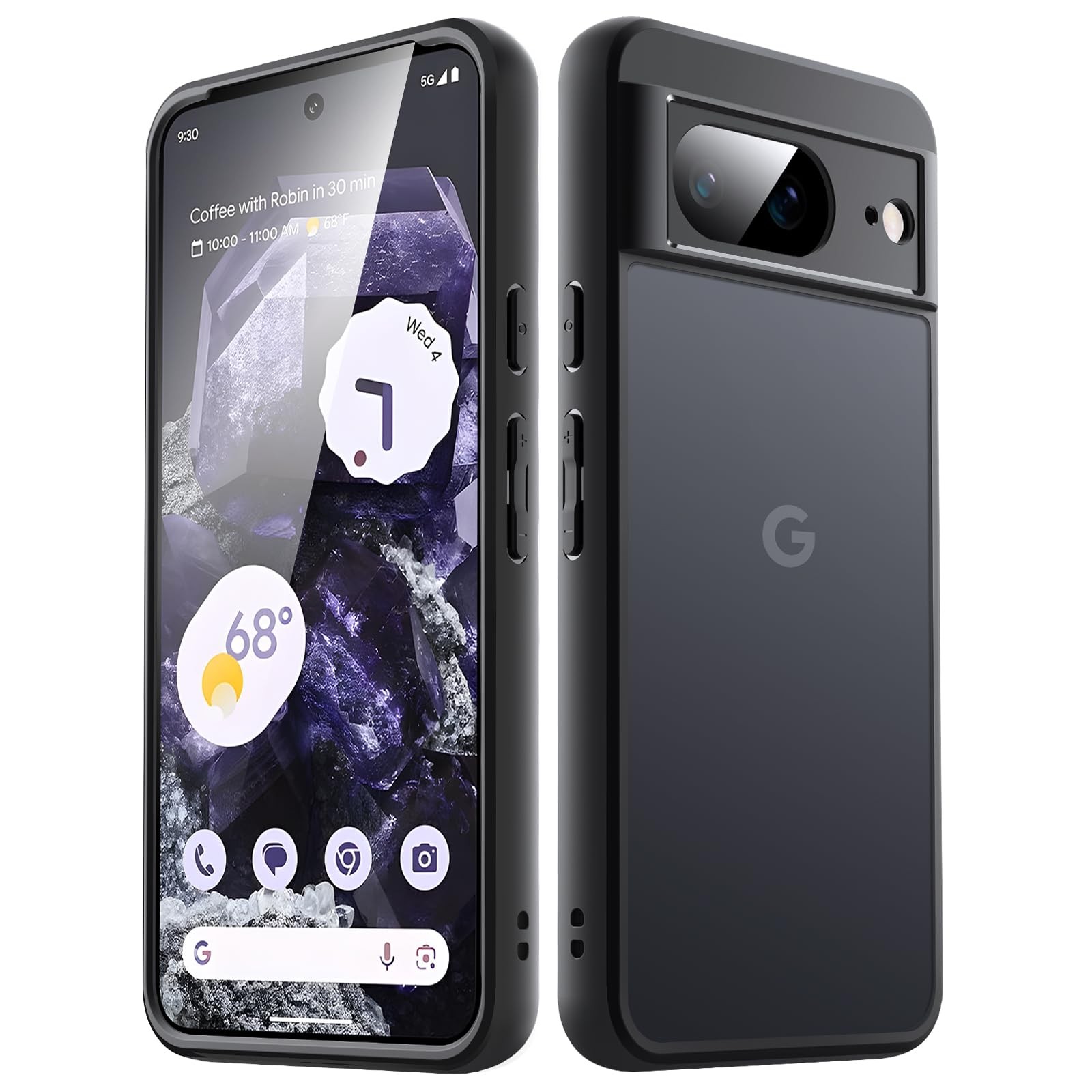 Coque mat pour Google Pixel 8 étui housse de protection 6,2 pouces antichoc 2023
