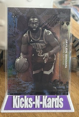 2025-26 Topps Chrome Cactus Jack - Jaylen Brown Blue Refractor /150