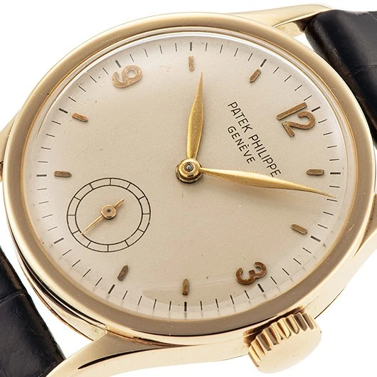Reloj PATEK PHILIPPE Calatrava 96 plata oro amarillo 18K cuerda manual para hombre