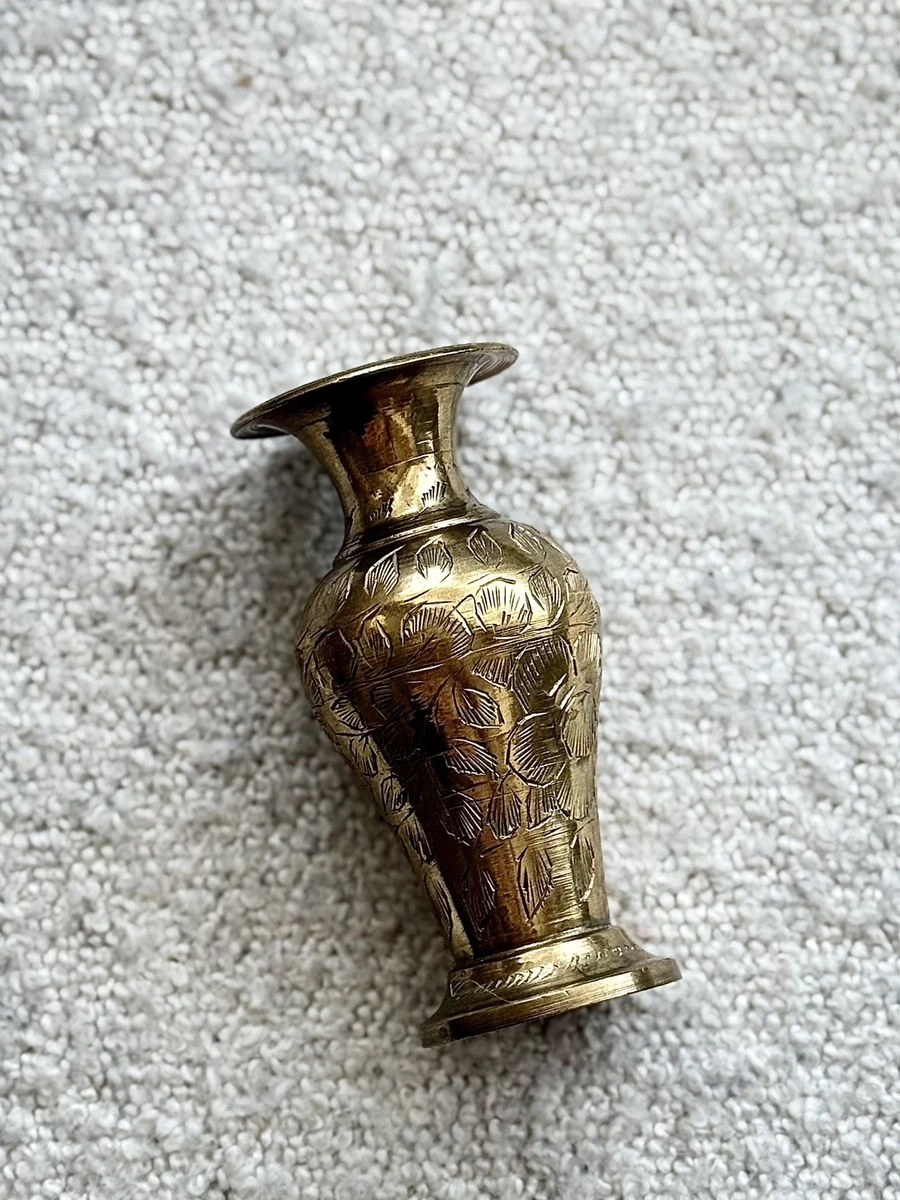 Vintage Brass Vase India Indiana Collectible Vases for sale | eBay