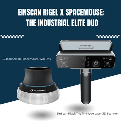 EinScan Rigel x SpaceMouse: The Industrial Elite Duo - Image 1 of 3