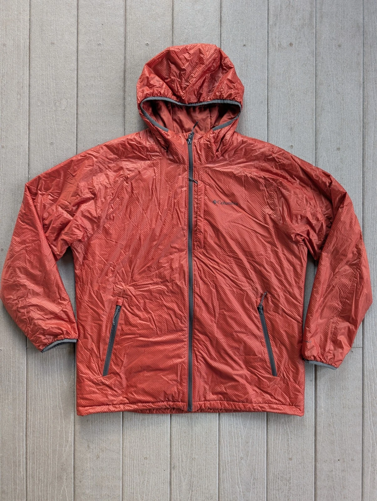 Columbia Omni Heat Jacket Men's Size XLT Orange
