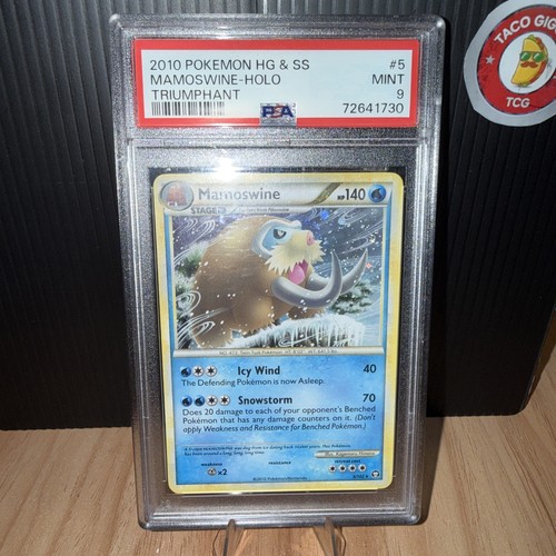 Mamoswine graded PSA 9 for sale on eBay