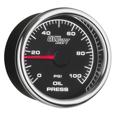 Glowshift 100 Psi Mechanical Oil Pressure Racing Gauge W Hose Kit 2-58 65mm Glowshift 100 Psi Mechanical Oil Pressure Racing Gauge W Hose Kit 2-58 65mm