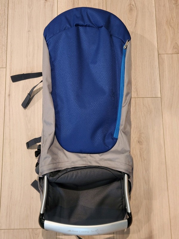 Phil and Teds Metro Backpack Carrier Hiking Gear Blue/Grey Great Condition