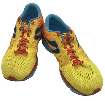 Newton Fate M011522 Running Shoes Men's US 9 Yellow Orange Recycled