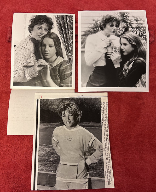 PATTY DUKE and MELISSA GILBERT three original press photos THE MIRACLE WORKER