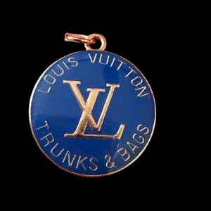 Louis Vuitton Zipper Pull Button Charm Stamped