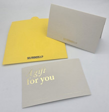 Selfridges gift card wallet & yellow envelope Brand New Unused with seal