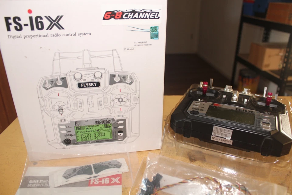 Flysky 2.4 GHz Fernbedienung mit 10 Kanal Empfänger in OVP - Bild 2 von 4