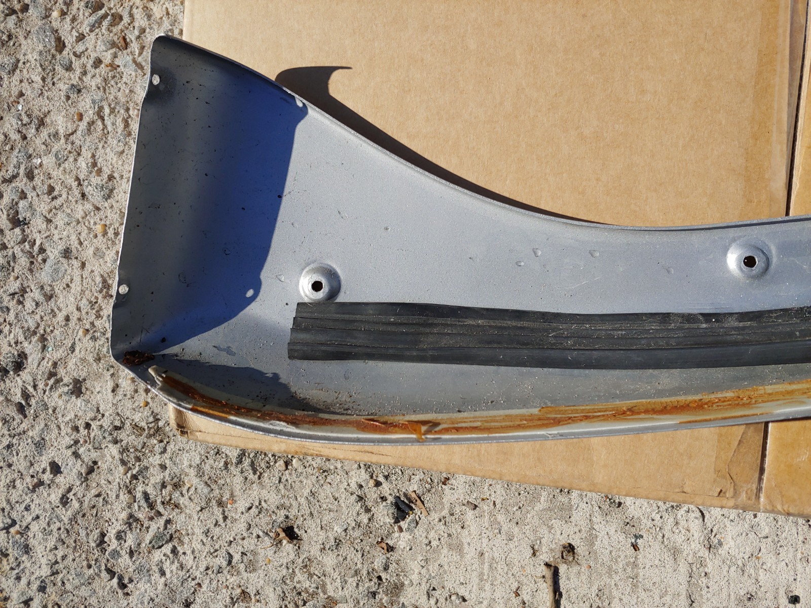 Ferrari 360 Modena OEM RH Door Panel Pocket Trim Cover Metallic Silver