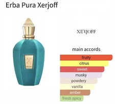 Xerjoff Erba Pura Men's Luxury Cologne 100ml 3.4 oz Eau De Parfum