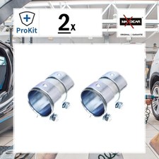2x ORIGINAL® Maxgear Rohrverbinder, Abgasanlage für VW GOLF V POLO V PASSAT B7