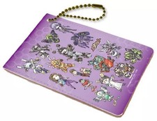 GraffArt Portafoglio Pass Case Viola Pelle PU Catena a Sfera Foro Design Usato