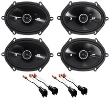 Kicker 6x8" Front Rear Factory Speaker Replacement Kit For 2005-06 Ford Mustang