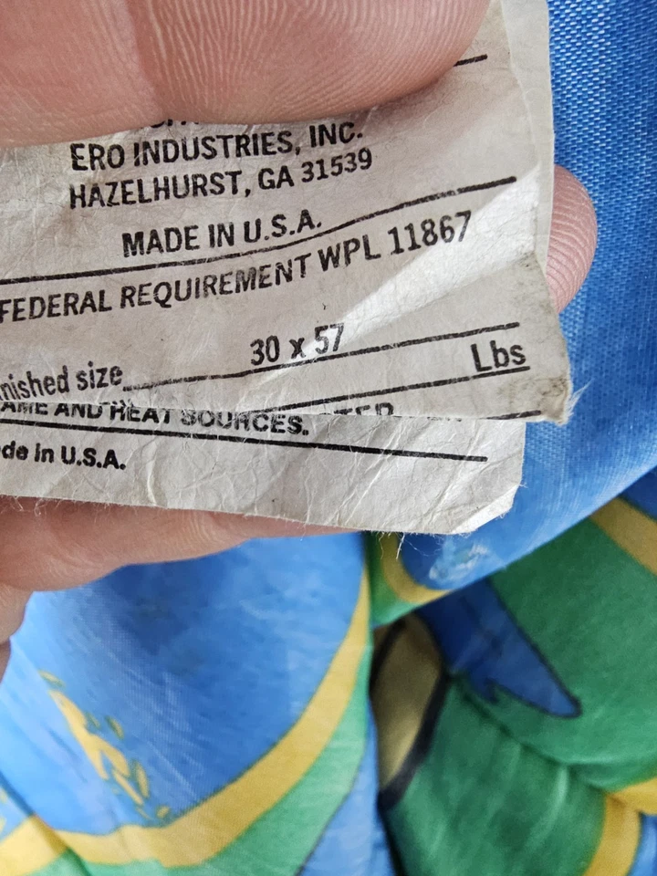 Saco de dormir vintage años 90 Disney El Rey León Simba niños 30x57" hecho en EE. UU. Foto 4 de 4