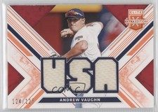 2019 Elite Extra Edition USA National Team Materials Orange Andrew Vaughn o7m