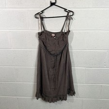 Whistles Dress / Size 16 / Midi / Womens / Brown / Polyester
