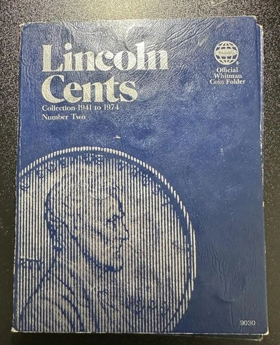 1941PDS-1974PDS US LINCOLN CENT x709 Set of 90 Different w Whitman Album!