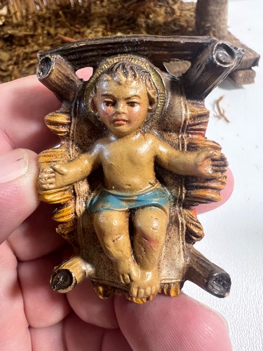 Vintage Krippenfiguren handbemalt Depose Italien Fontanini - Bild 16 von 23