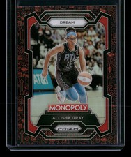 2024 Panini Prizm Monopoly WNBA #6 Allisha Gray - Red Classic Icons - 14047