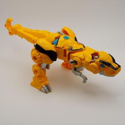 Transformers Rescue Bots Boulder Yellow Dino Figure Hasbro Action Toy Robot Kids