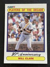*ERROR* WILL CLARK ~ 1990 Fleer Players of Decade #630 ~ 32 TOTAL BASES