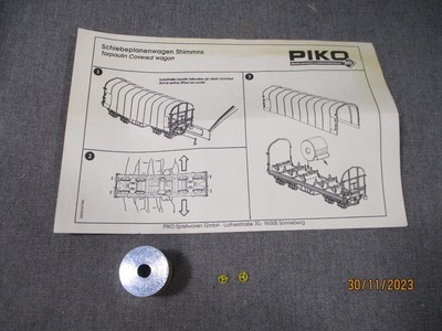PIKO WAGON BACHÉ TRANSPORT DE COIL NL Shimmns ARCELOR MITTAL-STEEL TRACK EUR 18,00 - FR