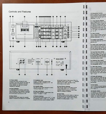 Nakamichi DRAGON Cassette Deck Owners Manual | eBay