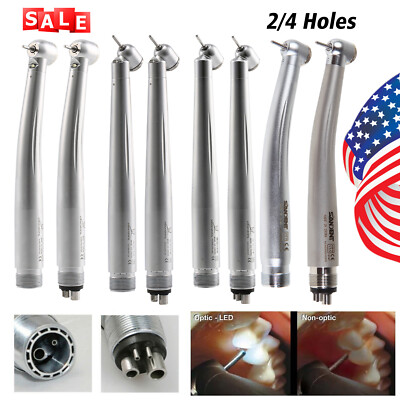 NSK Style Dental 45/90 Degree (LED E-generator) High Speed Turbine Handpiece 2/4