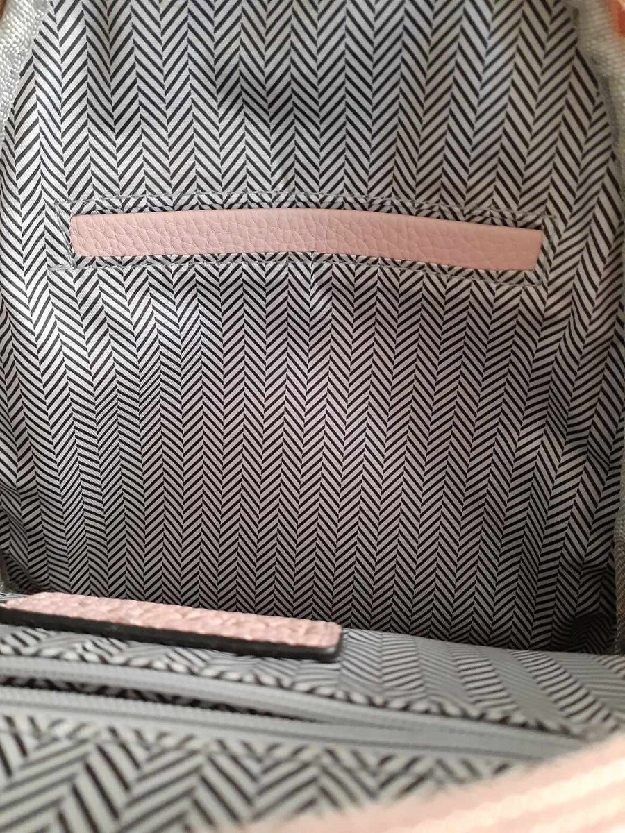 Isabelle Pink Pebbled Mini Vegan Faux Leather Backpack NWOT  display picture 3