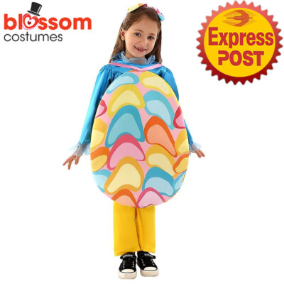 N1421 Bright Child Easter Egg Neon Book Week Cute Funny Costume Novelty Cosplay