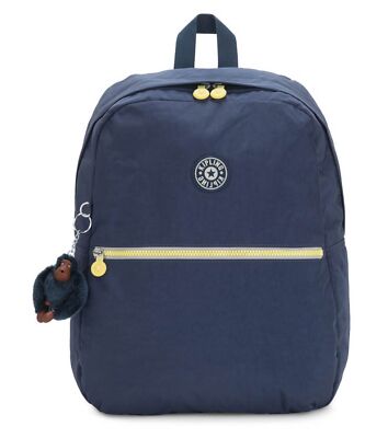 kipling Back To School Emery Backpack Rucksack Tasche Blue Thunder Blau Neu