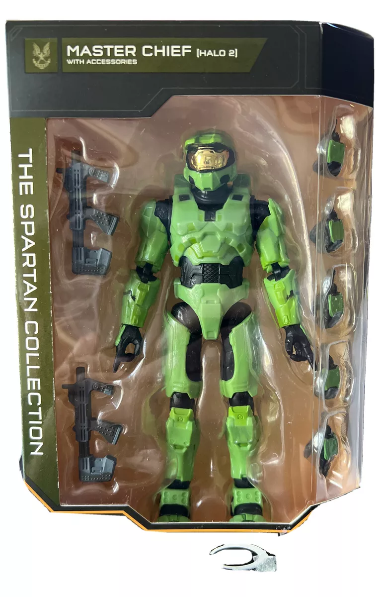 HALO INFINITE MASTER CHIEF FIGURE w/ ASSAULT RIFLE SERIES 2 NEW SEALED 4.5  INCH