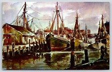 Seascape Watercolor By James Murray Vintage Postcard