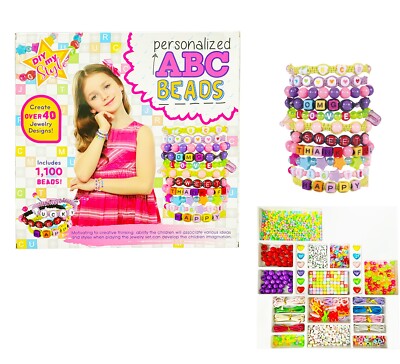 Hot Selling Friendship Bracelet Kit Round Alphabet Colorful Beads  For Jewelry