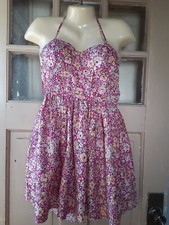 Land of The Free Junior Padded Halter Dress Size  Large