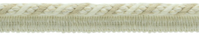 Seil Kordel Mit Lippe, Stil 0516EMP, Farbe W13 - Creme Elfenbein [4.6m]